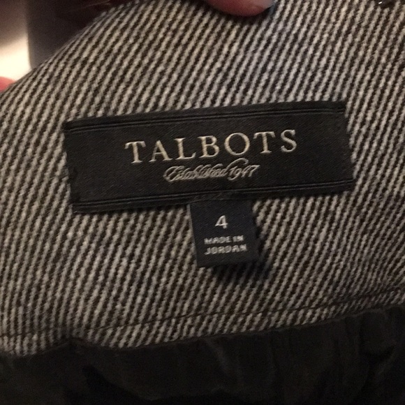 Talbots Tweed Wool Ruffled Skirt - Picture 4 of 5